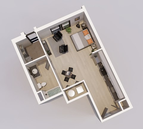 Unit L floor plan